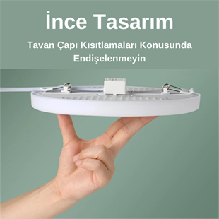 36 Watt Yeni Nesil Delik Çapı Ayarlanabilir Led Panel Armatür (Beyaz Işık)