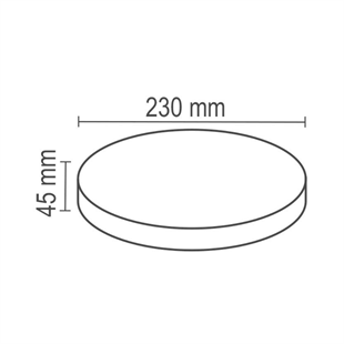 36Watt Yeni Nesil Sıva Üstü Led Panel Armatür (Günışığı)
