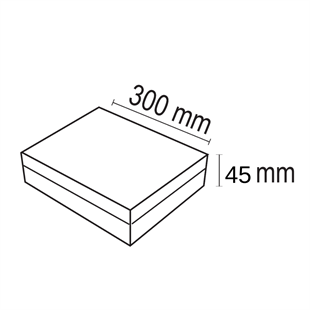 48Watt Yeni Nesil Sıva Üstü Kare Led Panel Armatür (Beyaz Işık)