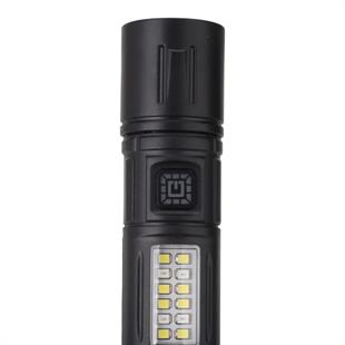 5 Watt Lazer Led + 2 Watt SMD Ledli USB Şarjlı Zoomlu El Feneri