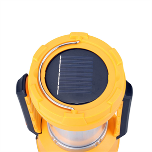 5 Watt Led + Alev Efekli Led USB + Solar Şarjlı El Feneri Projektör