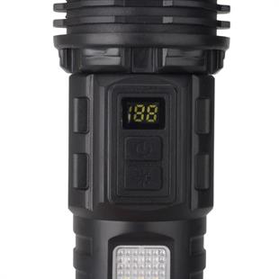 5 Watt TG Led + 2 SMD Led USB Şarjlı El Feneri