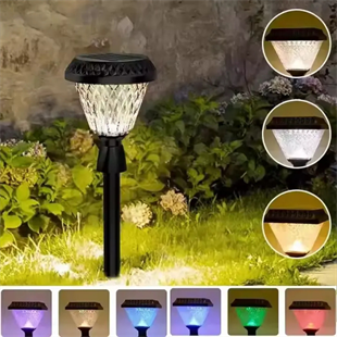 50 Watt Solar Dekoratif Çim Saplamalı Kazıklı Bahçe Armatürü