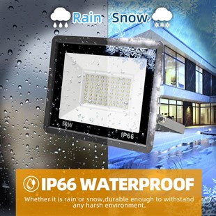 50 Watt Slim Kasa Led Projektör (Günışığı)