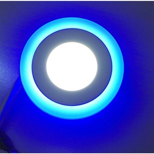 5Watt Mavi Işıklı Çift Renkli Led Panel Armatür