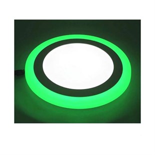 5Watt Yeşil Işıklı Çift Renkli Led Panel Armatür