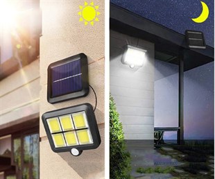 60 Watt Güneş Enerjili Solar Sokak Projektör Lambası