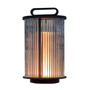 60 Watt Modern Cam Tasarımlı Solar Alüminyum Bollard Aydınlatma Armatürü