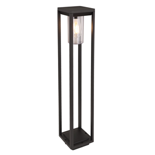 60 Watt Rustik Tasarımlı Solar Alüminyum Bollard Aydınlatma Armatürü