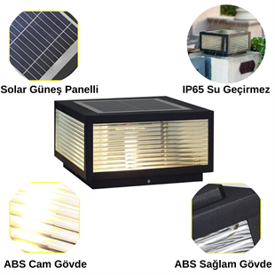 60 Watt Solar Set/Baba Duvar Üstü Dekoratif Armatür