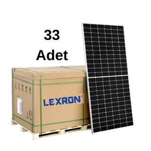610 Watt Topcon Monokrıstal 16BB Half Cut Solar Güneş Enerji Paneli (33