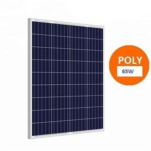 65 Watt Polykristal Solar Güneş Enerji Paneli