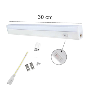 6Watt  30cm Anahtarlı T5 Bant Armatür (Günışığı)