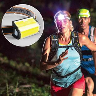 72 COB Ledli USB Şarjlı Bisiklet ve Kafa Feneri