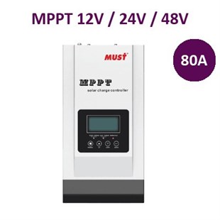 80A Amper MPPT Solar Güneş Akü Şarj Kontrol Cihazı