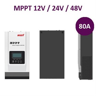 80A Amper MPPT Solar Güneş Akü Şarj Kontrol Cihazı