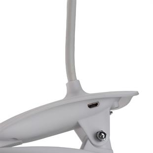 Dokunmatik 3 Kademe Işık Ayarlı USB Şarjlı Klipsli Led Masa Lambası