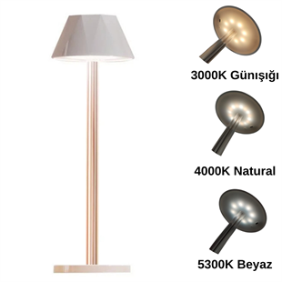 Dokunmatik Şarjlı Dekoratif Mellea Led Masa Lambası