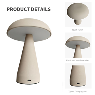 Dokunmatik Şarjlı Dekoratif Porcini Led Masa Lambası