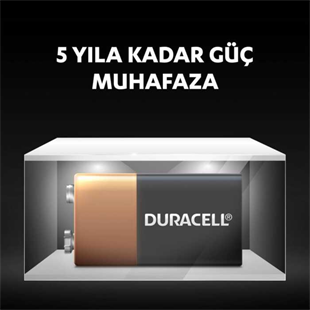 Duracell Plus 9 Volt Yassı Pil