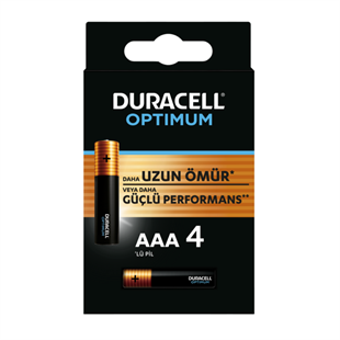 Duracell Optımum AAA 4lü İnce Pil
