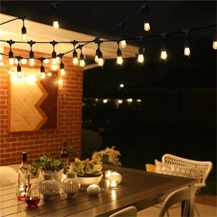 Güneş Enerjili Solar 5 Adet S14 Led Ampullü 5 Metre Led Işık Seti 