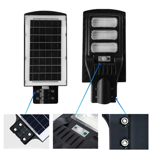 ND-300W-SA Solar Güneş Enerjili Sokak Yol Ve Bahçe Aydınlatma Armatürü