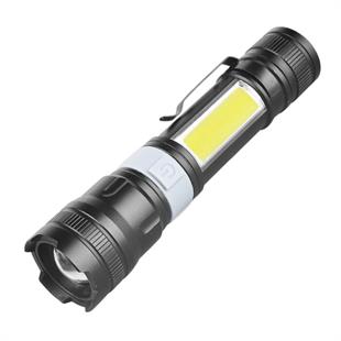 P50 Led + COB Led USB Şarjlı El Feneri