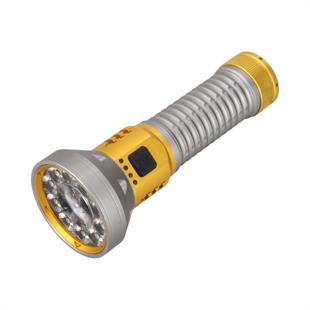 30 Watt + 10 Ledli USB Şarjlı El Feneri