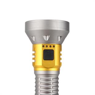 30 Watt + 10 Ledli USB Şarjlı El Feneri