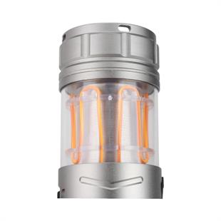 20 Watt Led + 360° Flement Ledli USB Şarjlı Zoomlu El Feneri