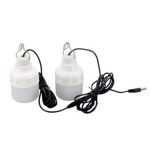 Solar Güneş Enerjili Şarjlı Kamp Seti ( 2 Ampullü )