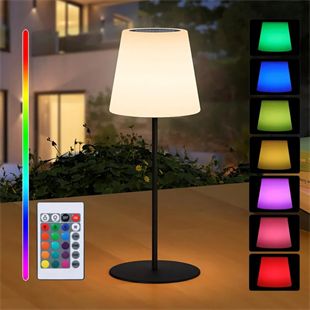 Solar Şarjlı Dekoratif Dış Mekan Led Masa Lambası