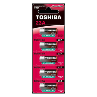 Toshiba 23A 12V Alkalin Pil 5li