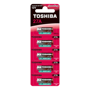 Toshiba 27A 12V Alkalin Pil 5li