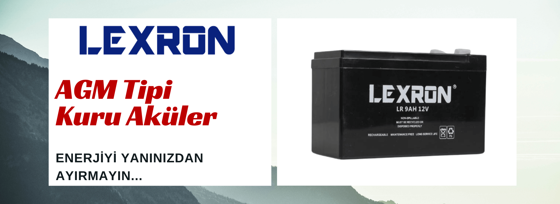 Lexron AGM Tipi Kuru Aküler