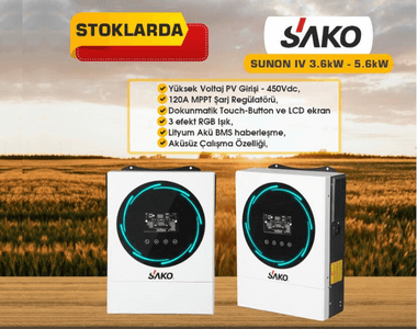 Sako Sunon IV Yüksek PV Akıllı İnverter