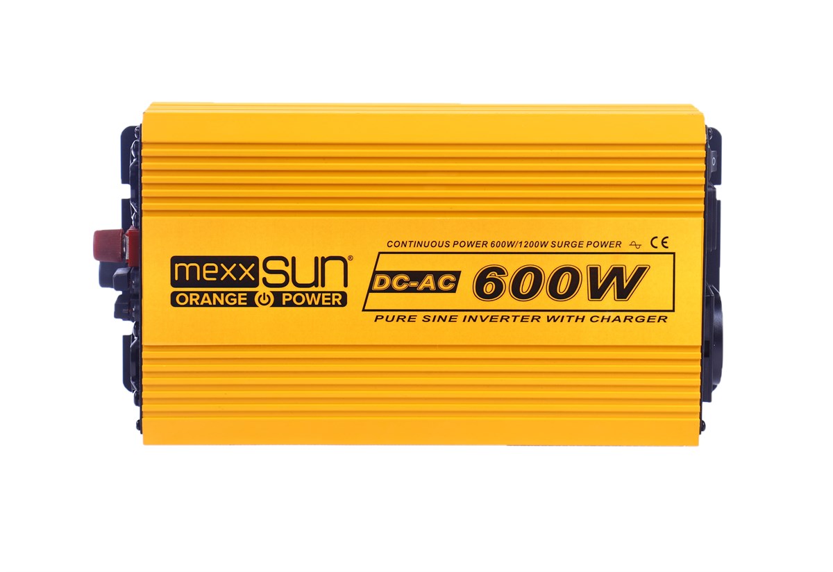 Mexxsun 12V Volt-600W Watt Şarjlı Tam Sinüs İnverter