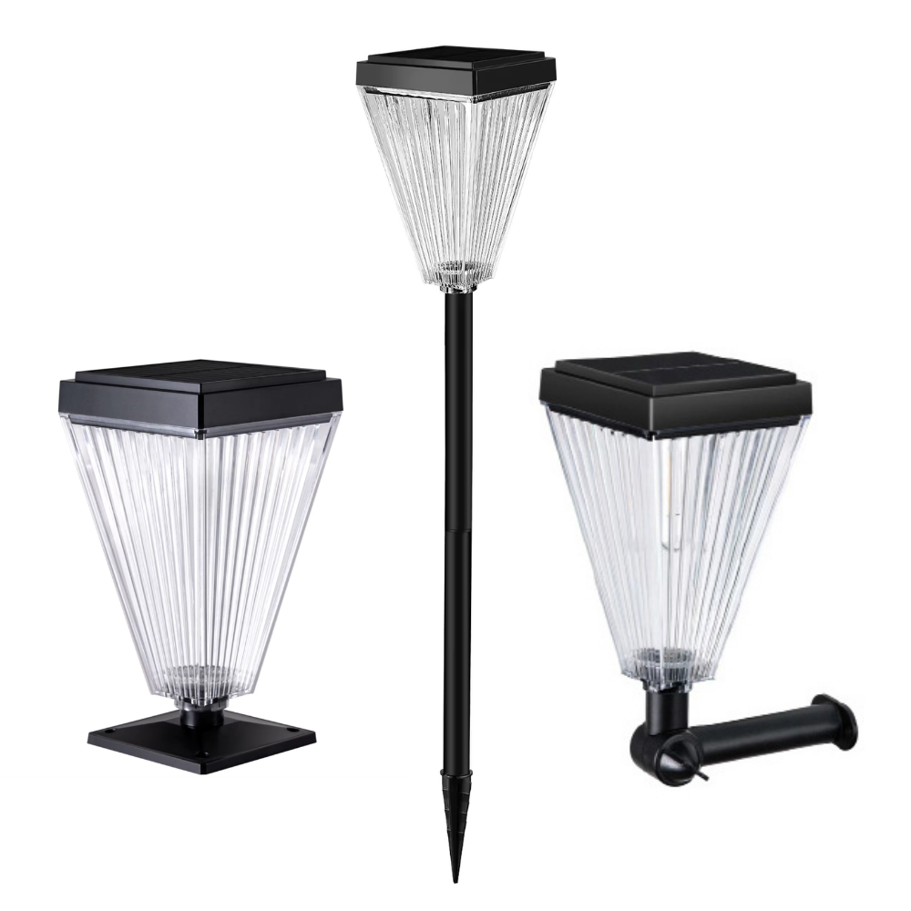 15Watt Fonksiyonel Solar Çim / Bahçe Aydınlatma Armatürü