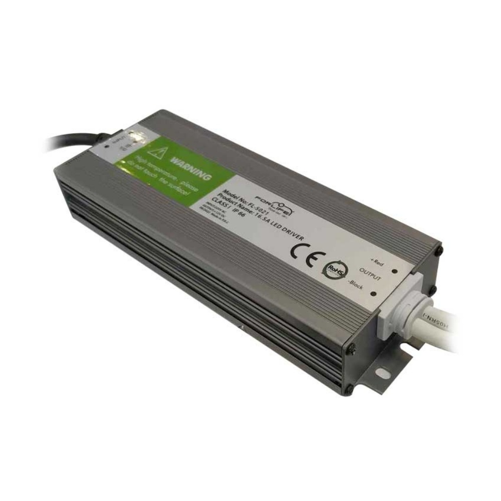 16.5 Amper 12 Volt 200 Watt IP66 Dış Mekan Led Trafosu