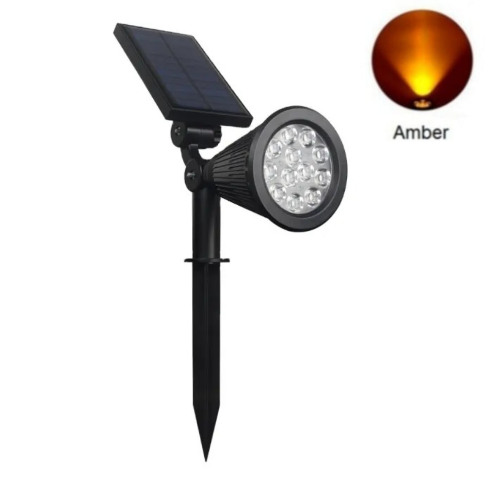 18Watt Solar Çim / Bahçe Aydınlatma Armatürü (Amber Işık)