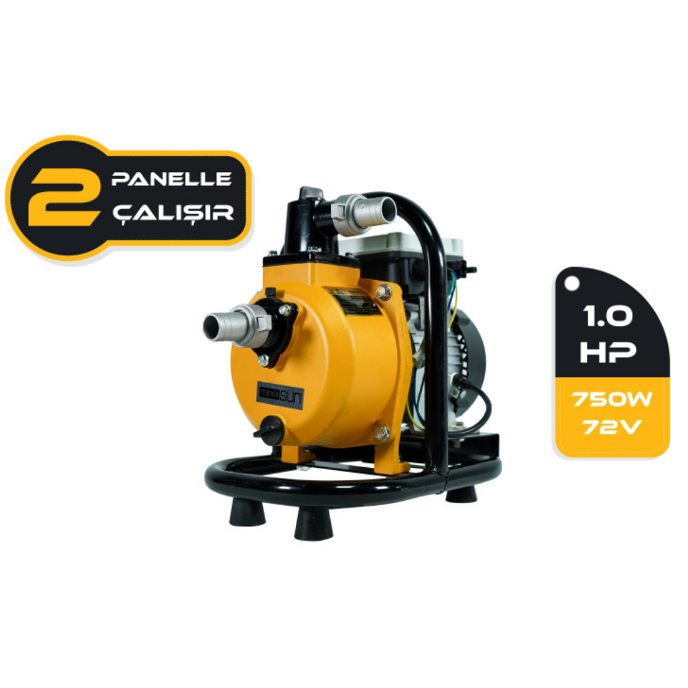 1HP / 750Watt / 72 Volt DC Solar Yüzey Pompası