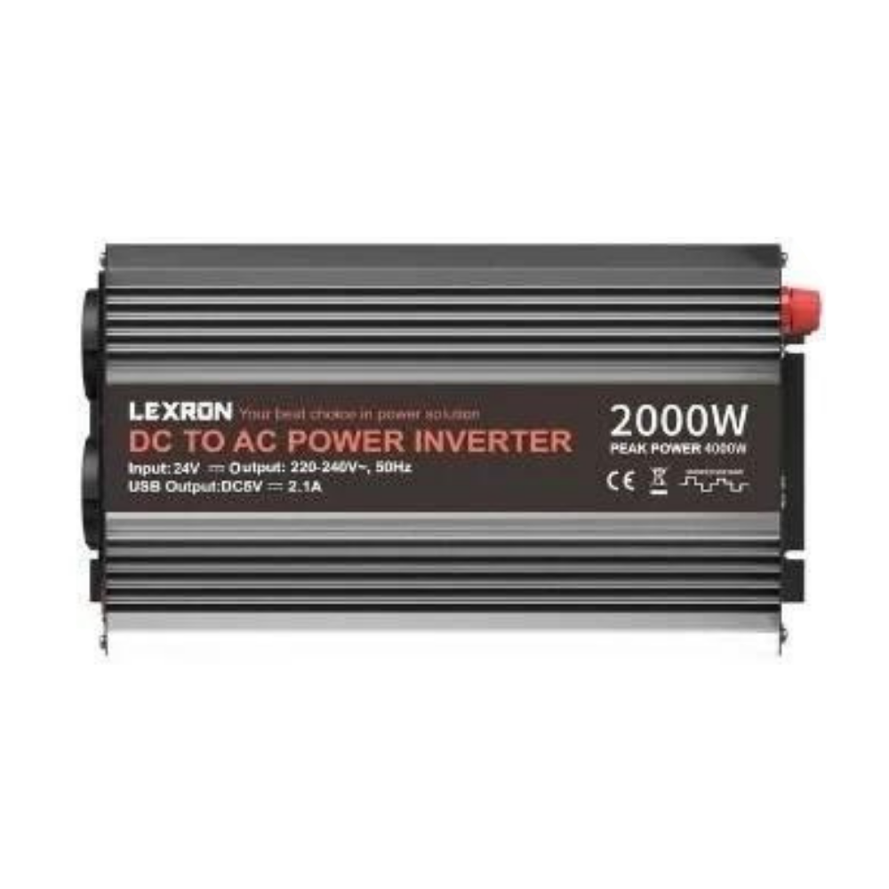 Lexron 24V Volt-2000W Watt Modifiye Sinüs İnverter (220V Çevirici)