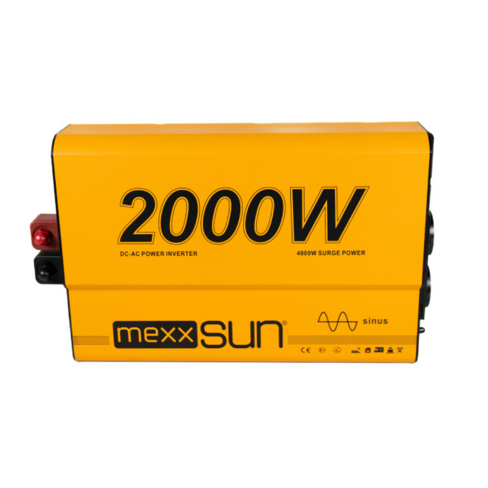 Mexxsun 12V Volt-2000W Watt Tam Sinüs İnverter (220V Çevirici)