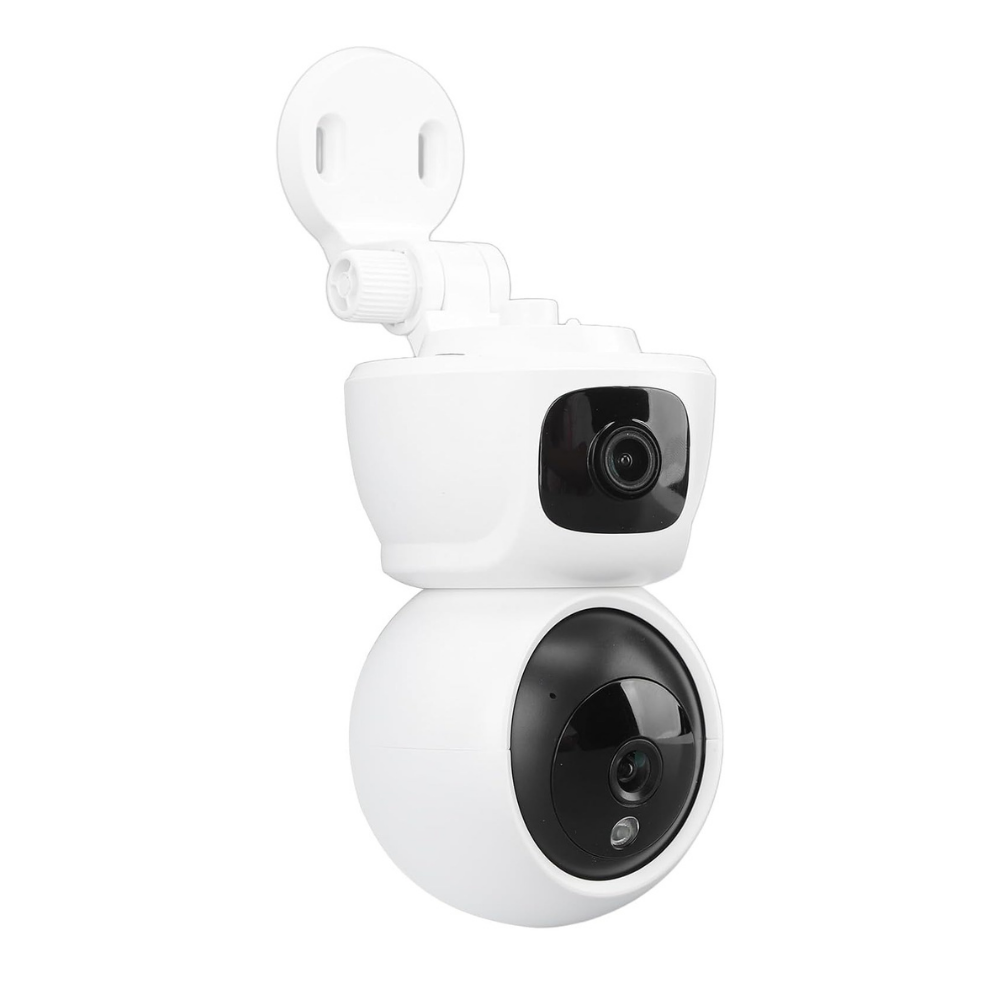 360 Derece Hareketli Akıllı Wireless Çift Kamera