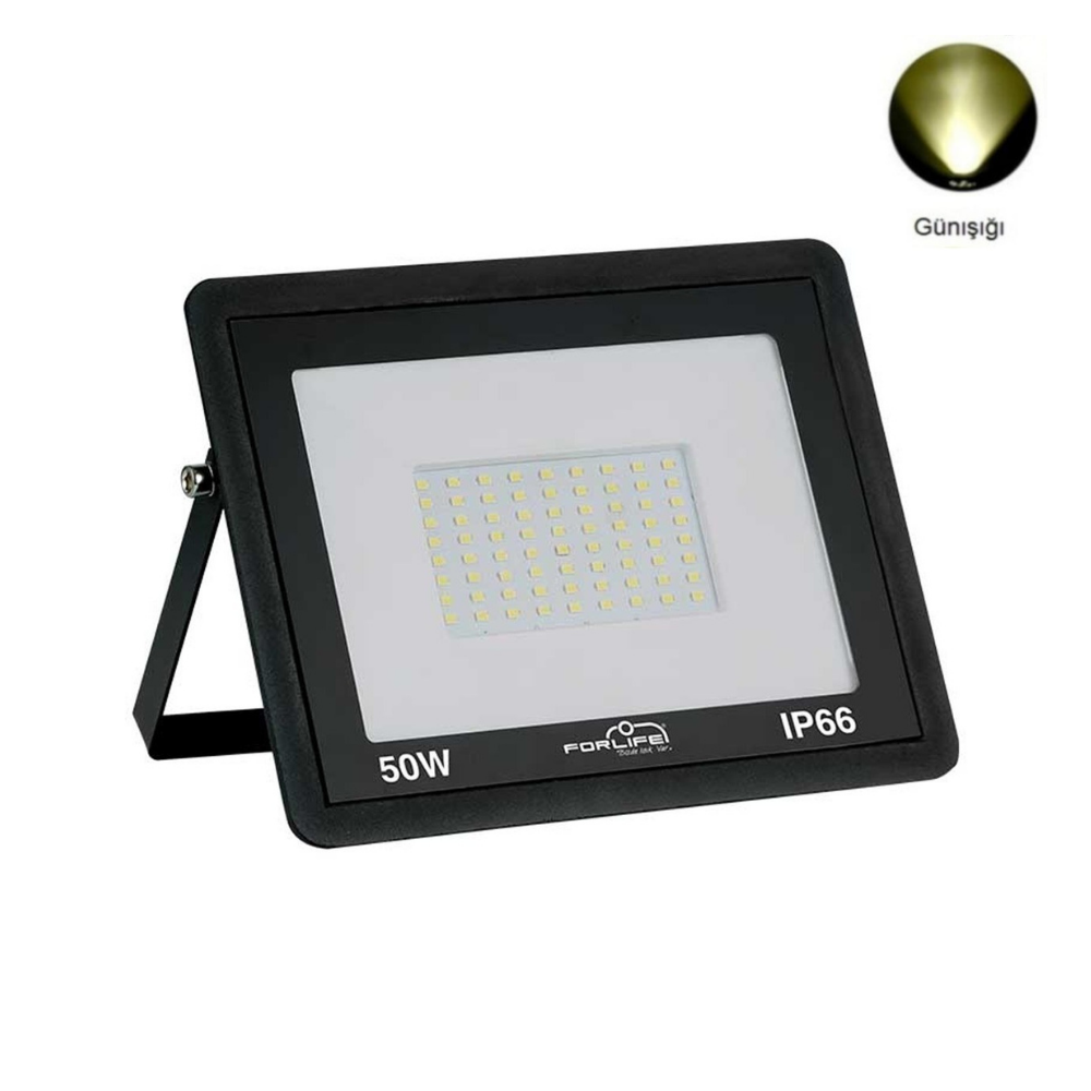 50 Watt Slim Kasa Led Projektör (Günışığı)