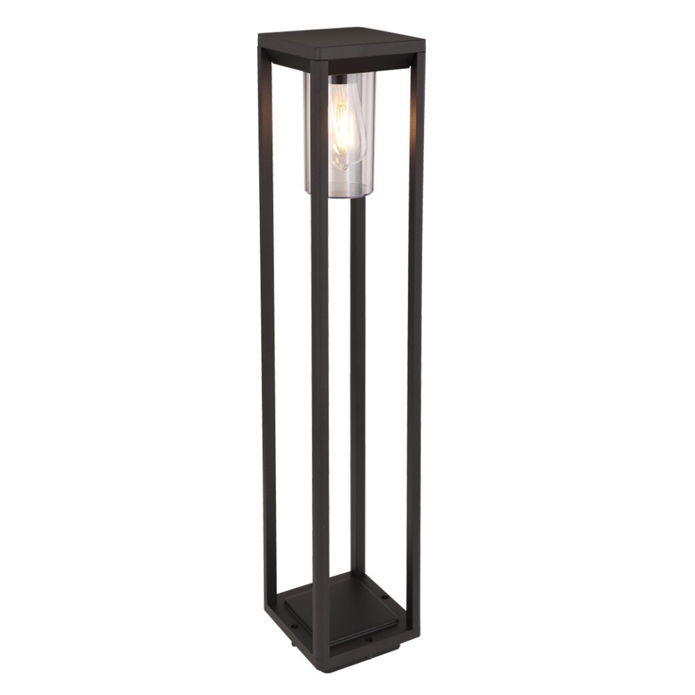 60 Watt Rustik Tasarımlı Solar Alüminyum Bollard Aydınlatma Armatürü