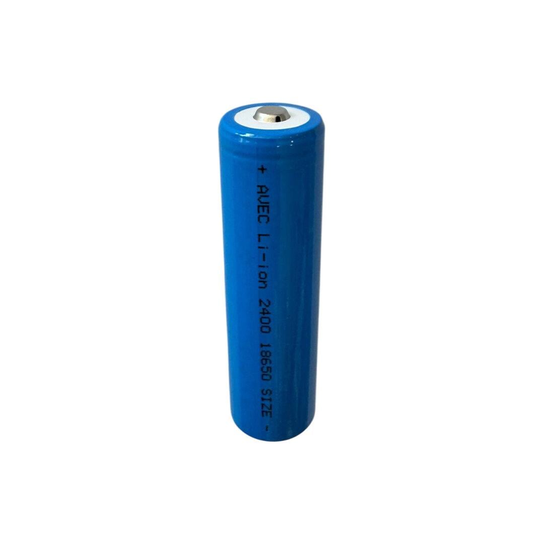 Avec 18650 Li-ion 2400 mAh Pil