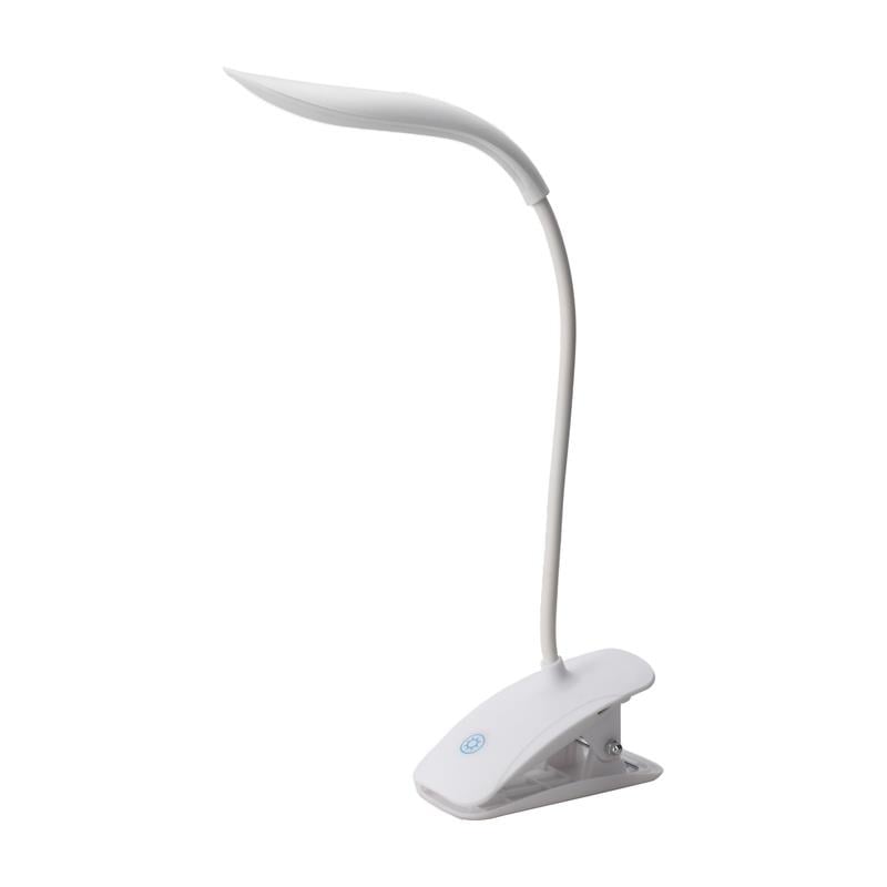 Avec AV-7221 Dokunmatik 3 Kademe Işık Ayarlı USB Şarjlı Klipsli Led Masa Lambası