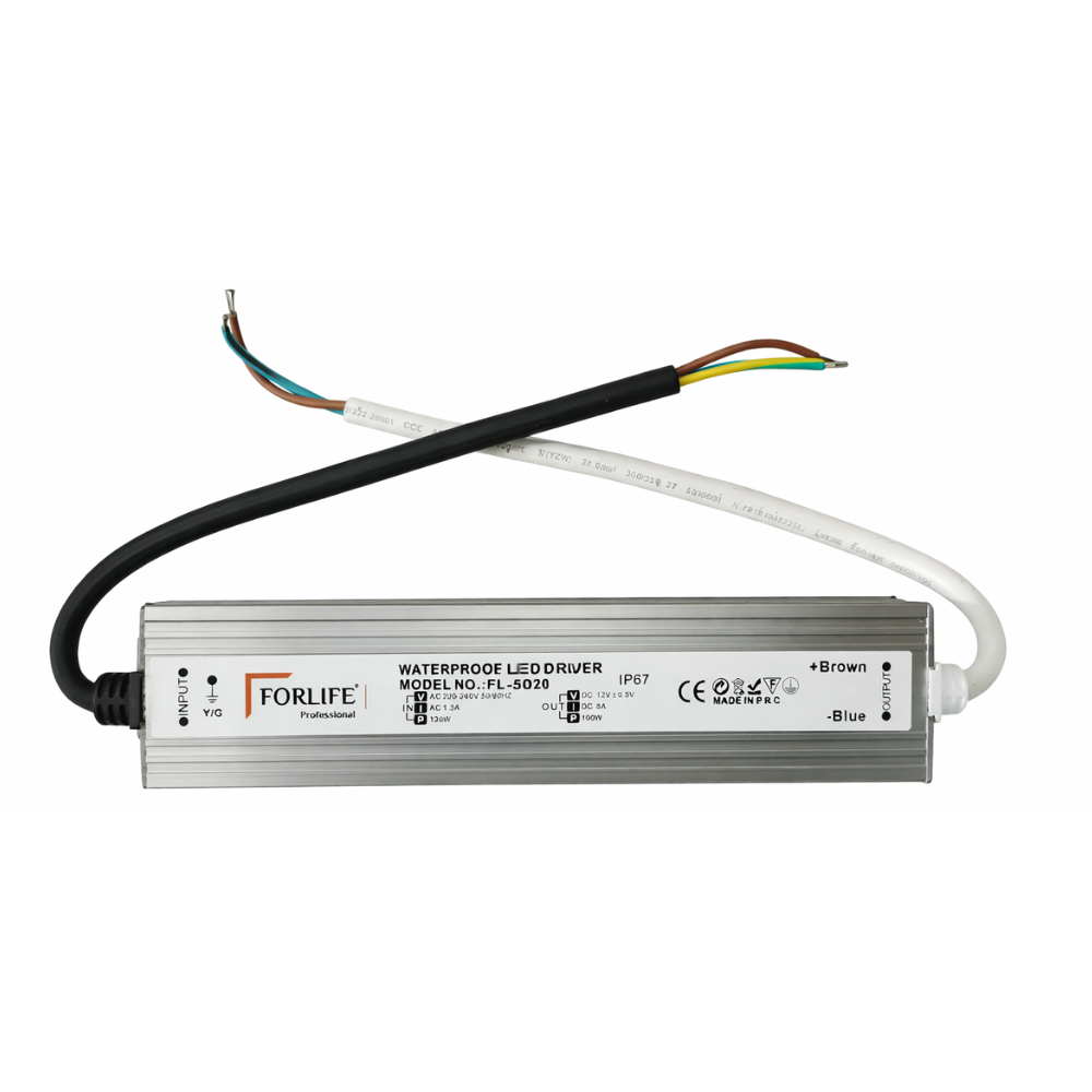 Forlife8 Amper 12 Volt 100 Watt IP66 Dış Mekan Led Trafosu